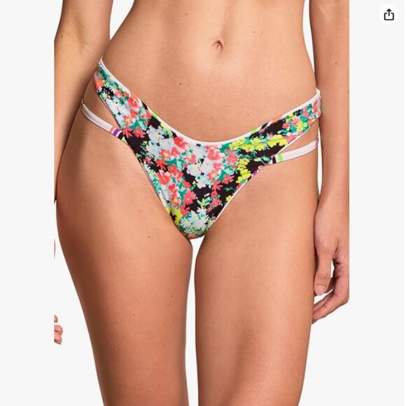 BNWT Maaji REVERSIBLE Bikini Bottom + Bikini Top SET (2 pieces) size L - Picture 3 of 10